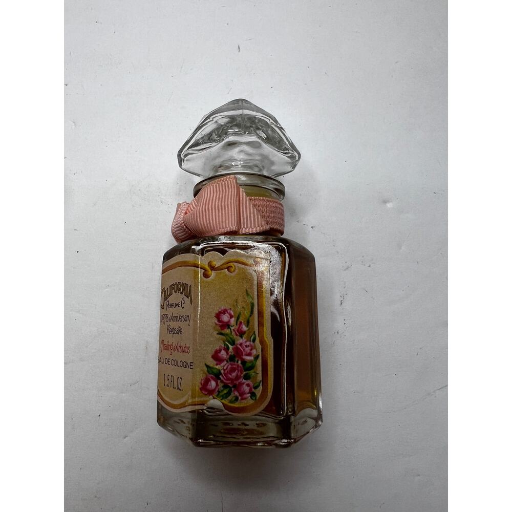 Vintage 1978 Anniversary Keepsake Trailing Arbutus California Perfume Avon - Picture 6 of 12